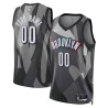 Maillot NBA Brooklyn Nets 2024-2025 Swingman Gris City Edition KAWS