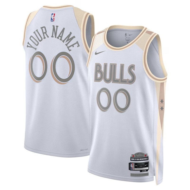 Maillot NBA Chicago Bulls 2024-2025 Swingman Blanc City Edition