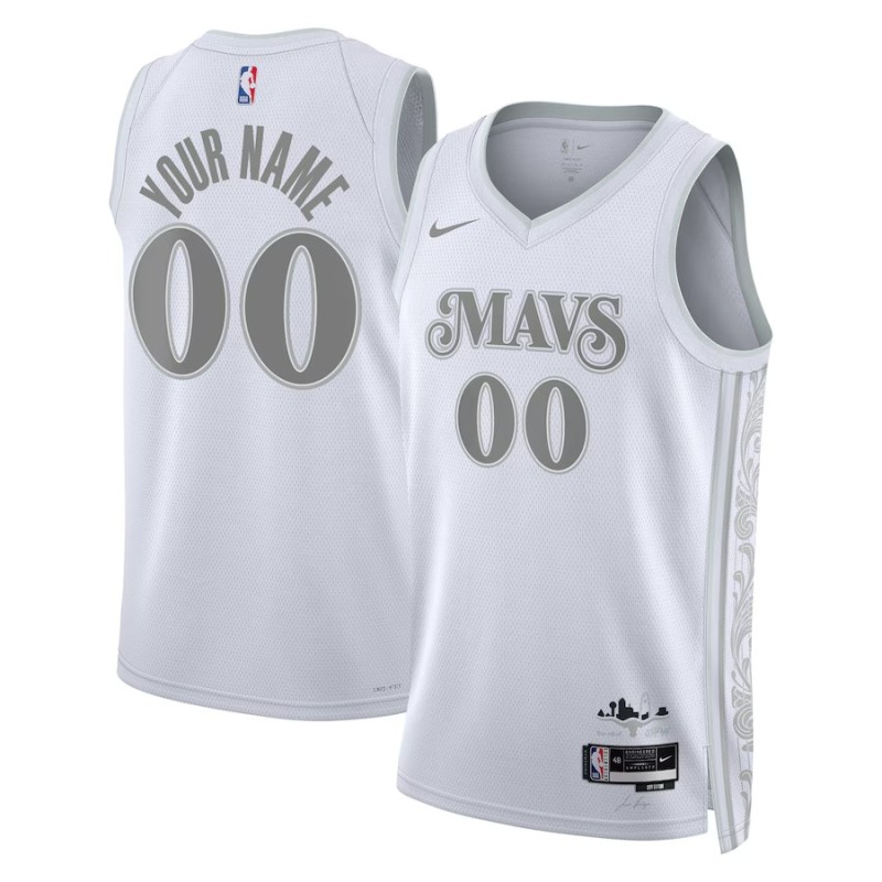 Maillot NBA Dallas Mavericks 2024-2025 Swingman Blanc City Edition