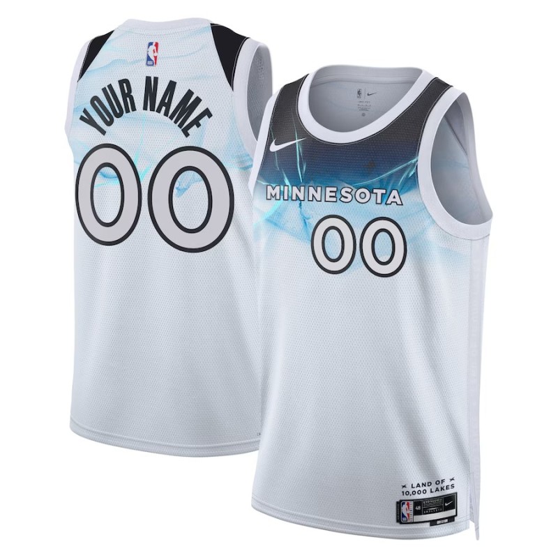 Maillot NBA Minnesota Timberwolves 2024-2025 Swingman Blanc City Edition