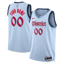 Maillot NBA Washington Wizards 2024-2025 Swingman Bleu City Edition